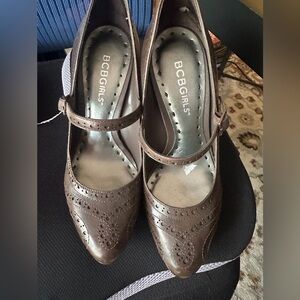 BCBGirls Brown Leather Heels